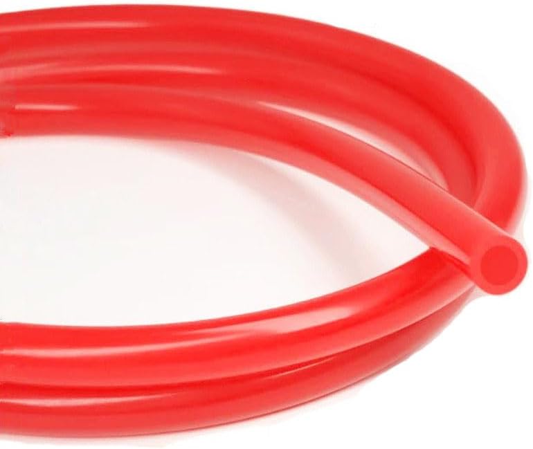 AotoKoop High Temperature 5/32 Silicone vacuum Tubing Hose, Length 5 Feet per Roll Red (4mm ID-1.5 Meter) - Image 1